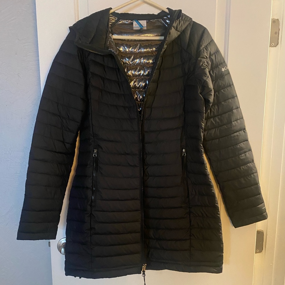 Columbia Black Puffer Jacket Coat